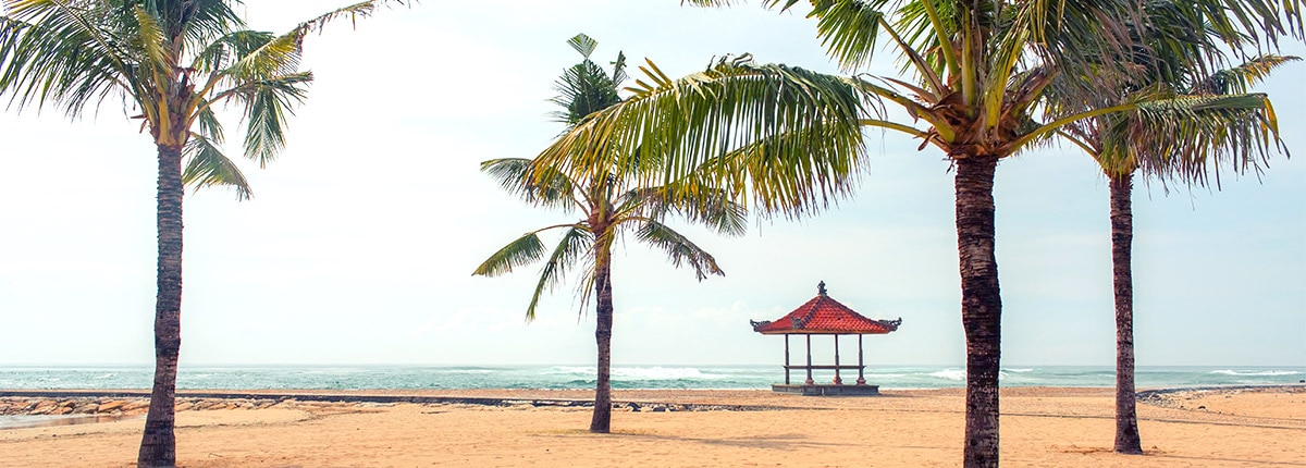 Beach in Bali Benoa, Indonesia