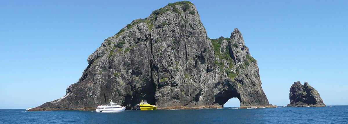 Rock Formation in the Bay of Islands, New Zealand