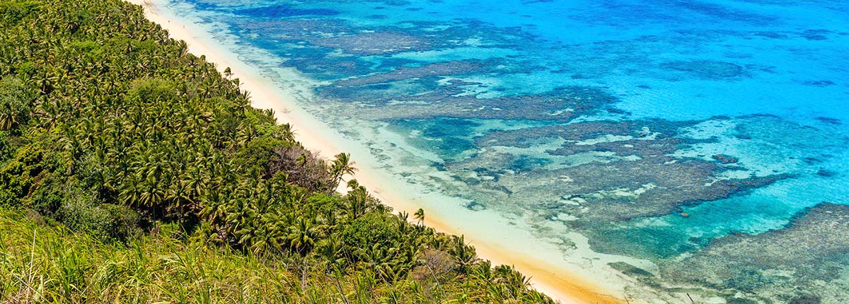 Coastline of Dravuni Island, Fiji