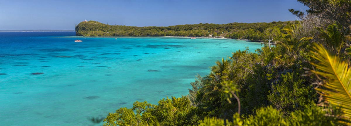 A pristine bay of Lifou Isle, New Caledonia