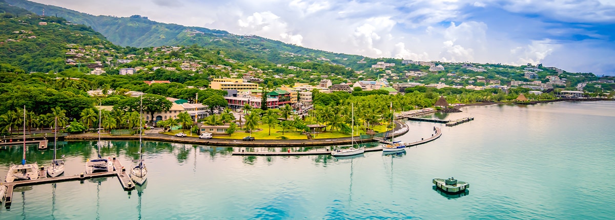 Harbour of Papeete, French Polynesia