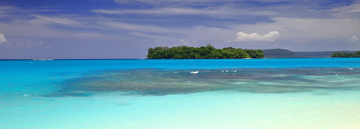 Crystal waters around Santo, Vanuatu