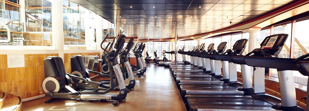 Get your work out on at the state-of-the-art fitness centre found on every Carnival Cruise.