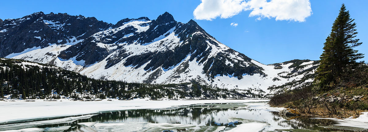 breathtaking view of upper dewey lake in skagway