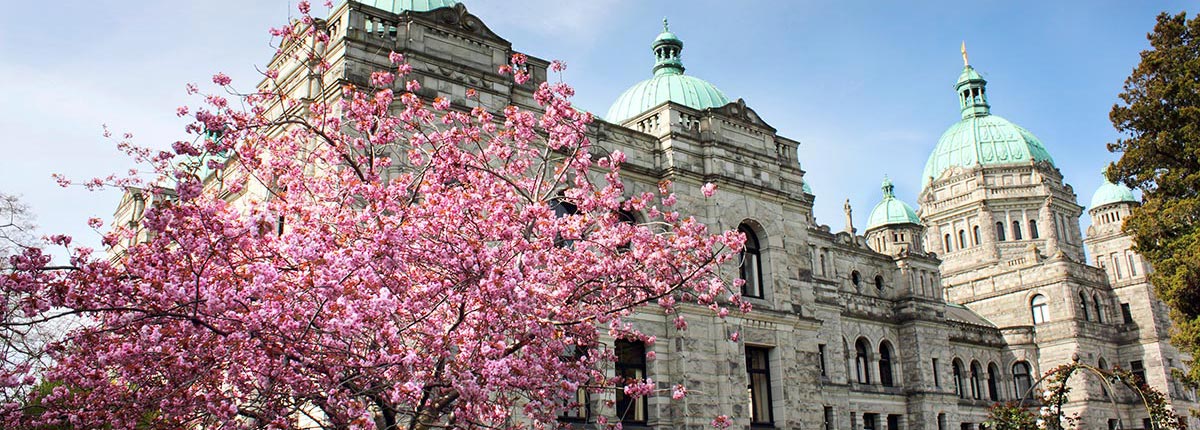 explore the parliament buildings in victoria, bc