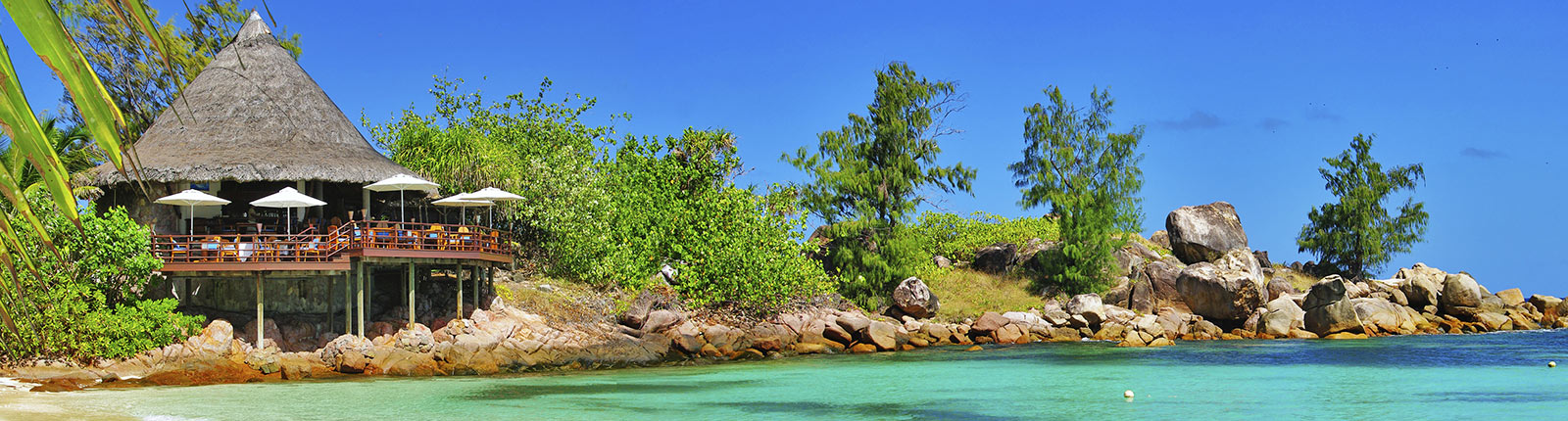 Shot of the coast of Balmoral Island in Nassau, Bahamas