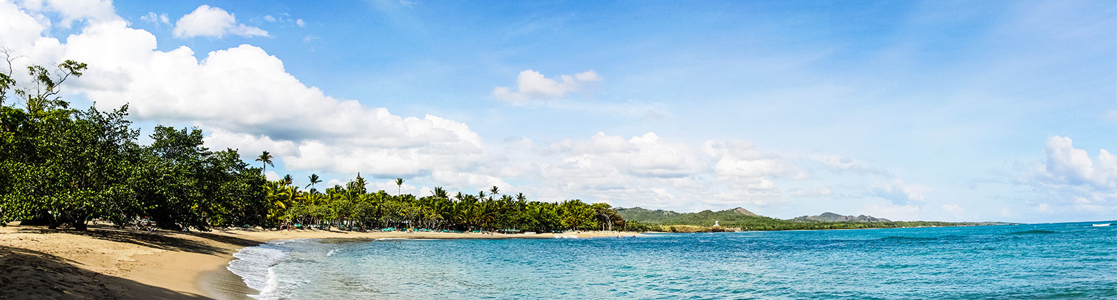 Beautiful beachfront view in Amber Cove, Puerto Plata, Dominican Republic