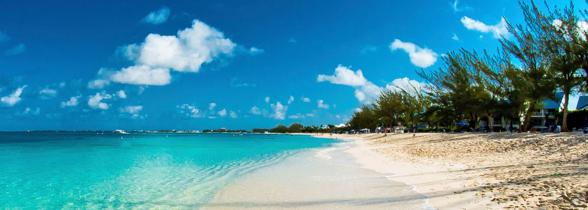 dock on the blue pristine waters of grand cayman