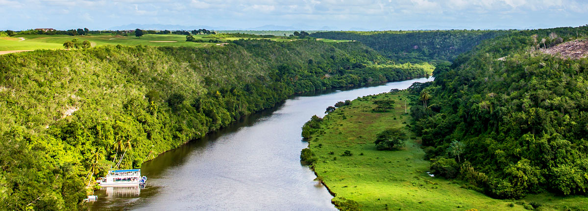 scenic canals in la romana