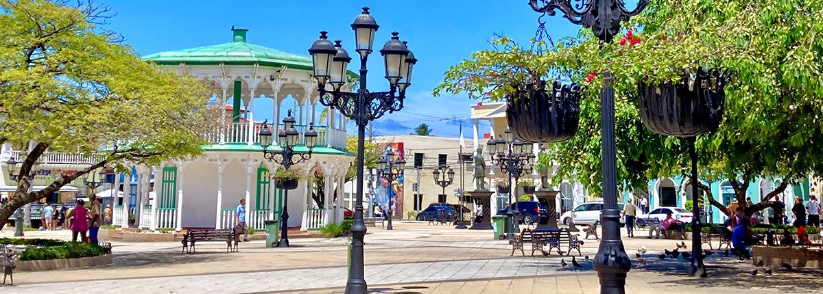 city center of puerto plata with historic buildings