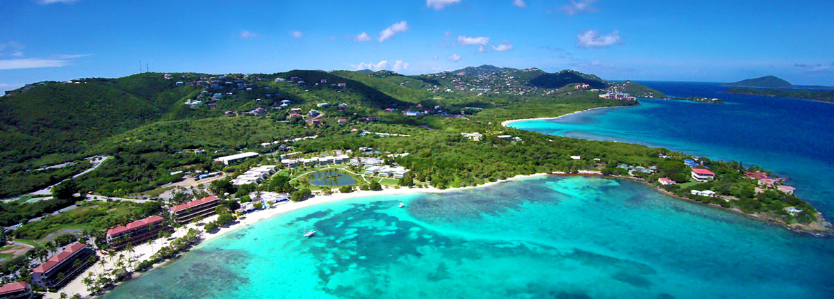 turquoise water views in st thomas