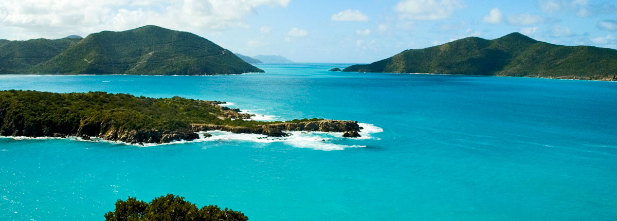 take in views of tortola's blue waters