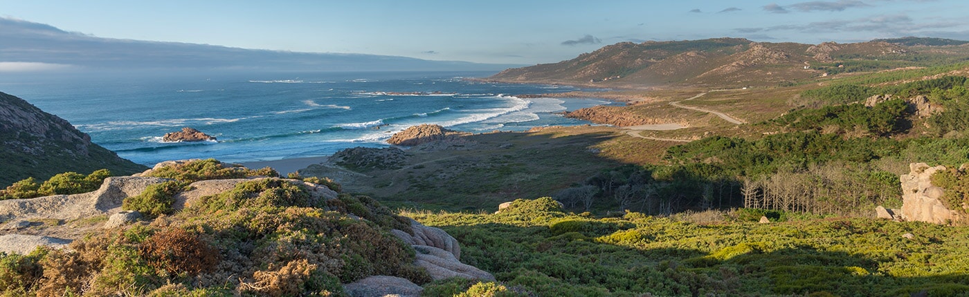 coast of camariñas in la coruña, spain