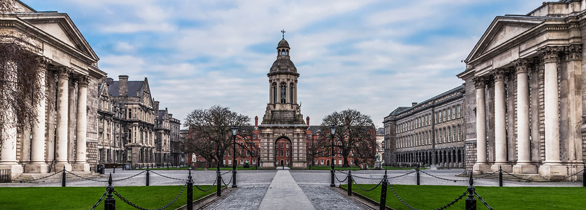 the grand trinity college in dublin, ireland