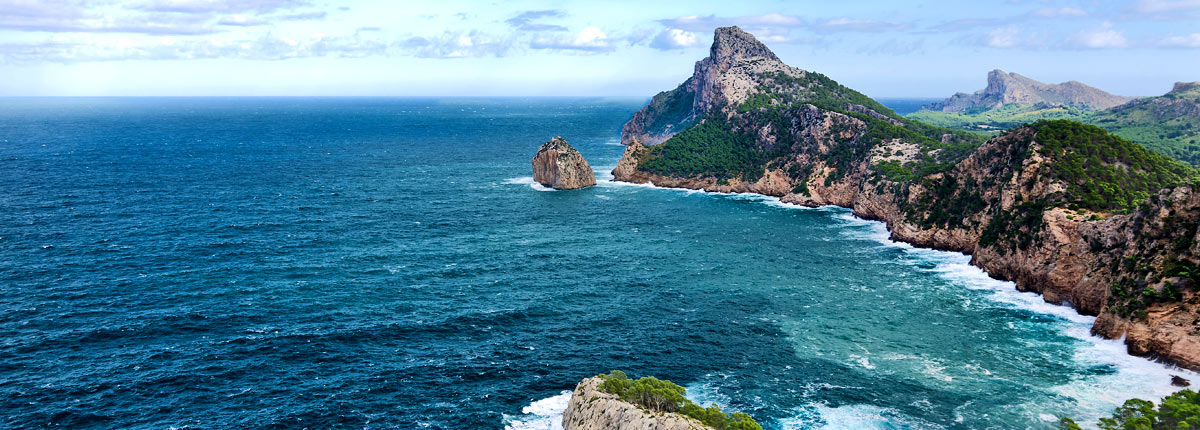 picturesque view of cape formentor in majorca