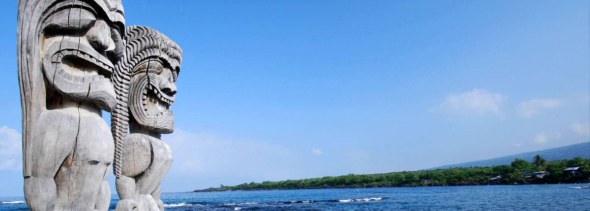 visit the totem guardians in kona