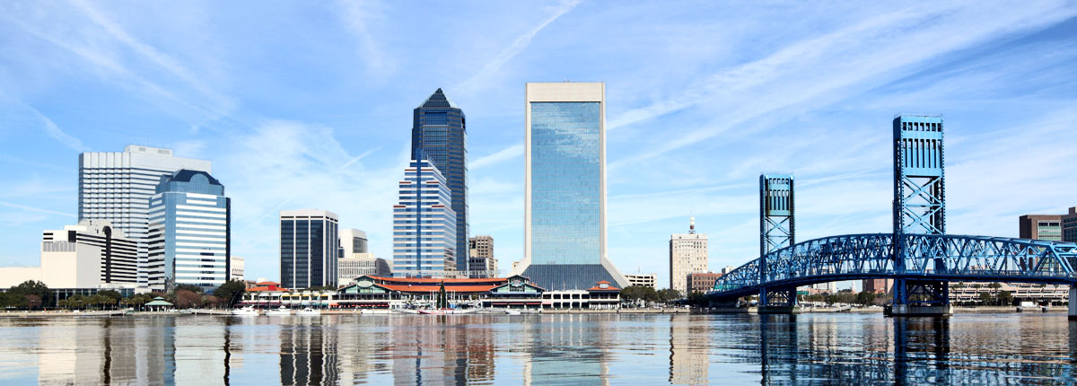 scenic view of the jacksonville skyline