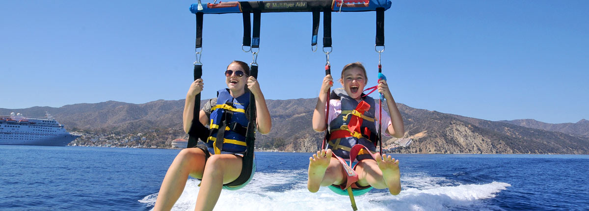 parasail through the skies of catalina island