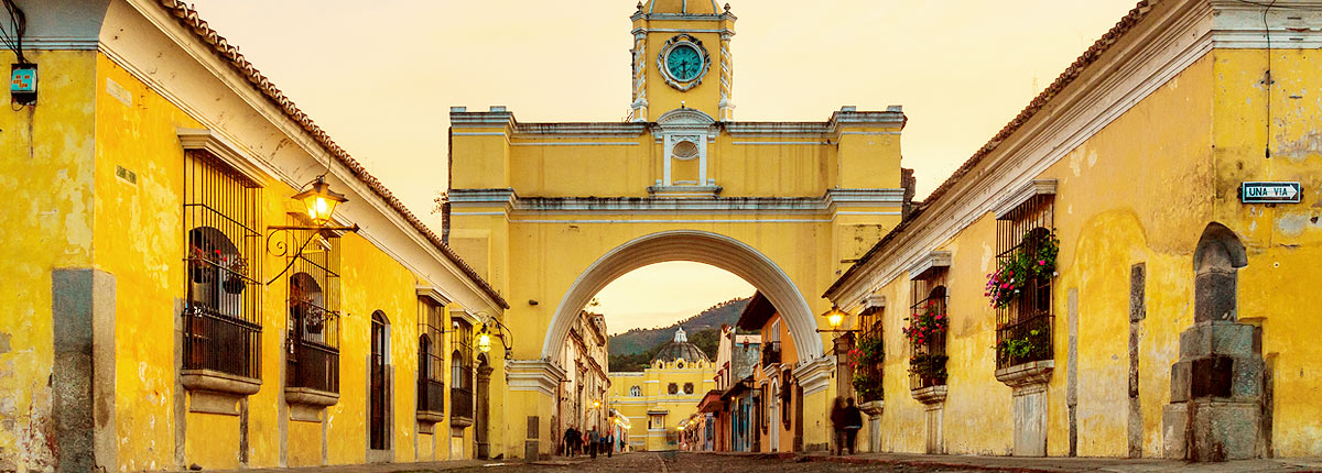 view of the beautiful santa catalina arch 