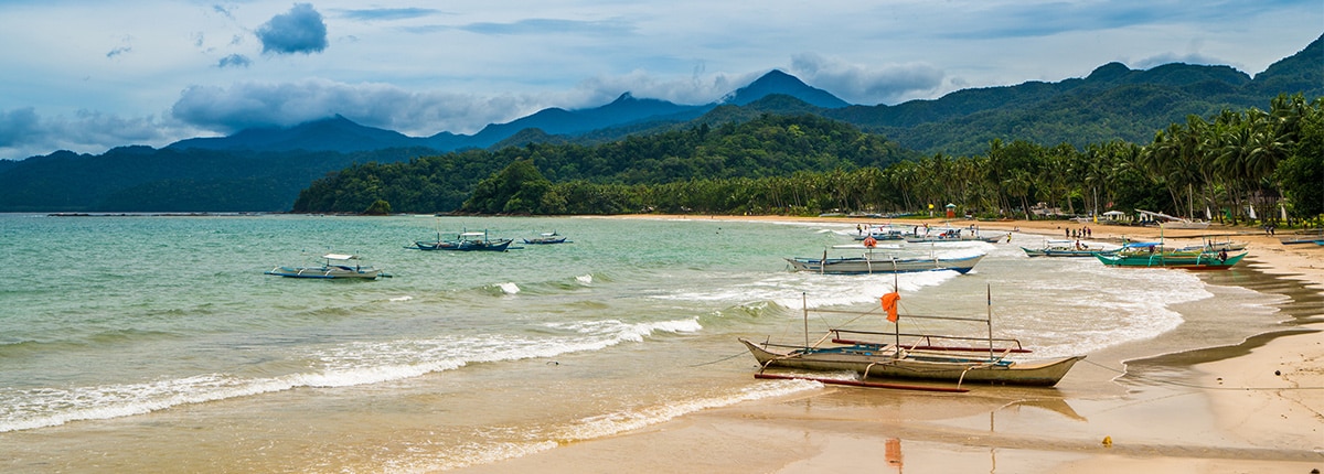 a beach near puerto princesa