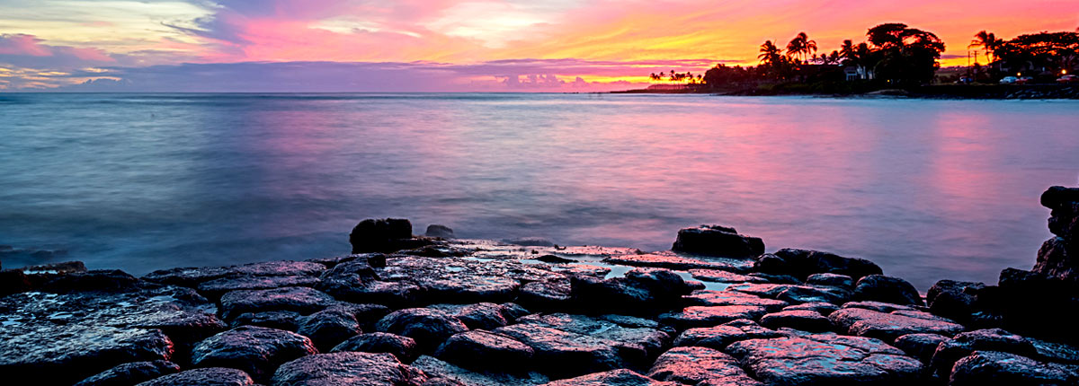 colofrul sky view of maui coastline