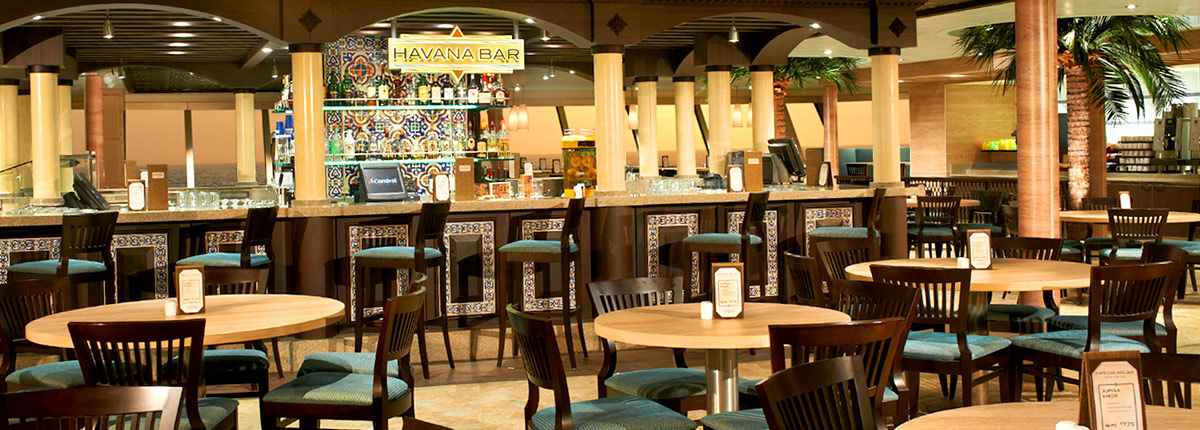 havana bar on carnival cruise line