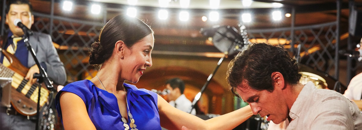 a couple dancing at Havana Bar