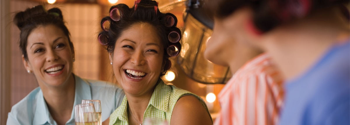 Hair services at the beauty salon