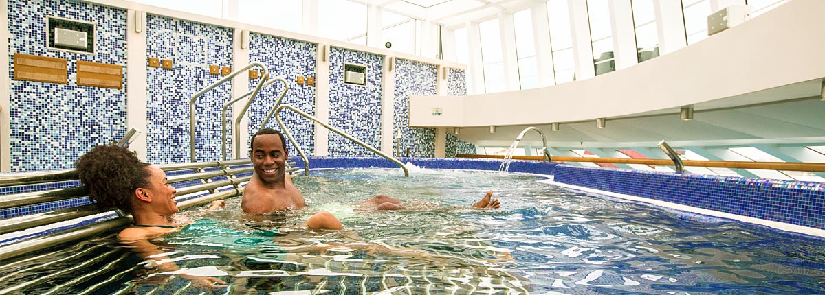 Hydrotherapy pool at Cloud 9 Spa