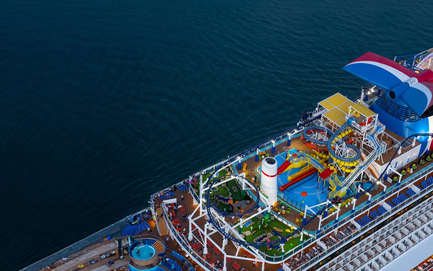 the ultimate playground and waterworks onboard carnival celebration